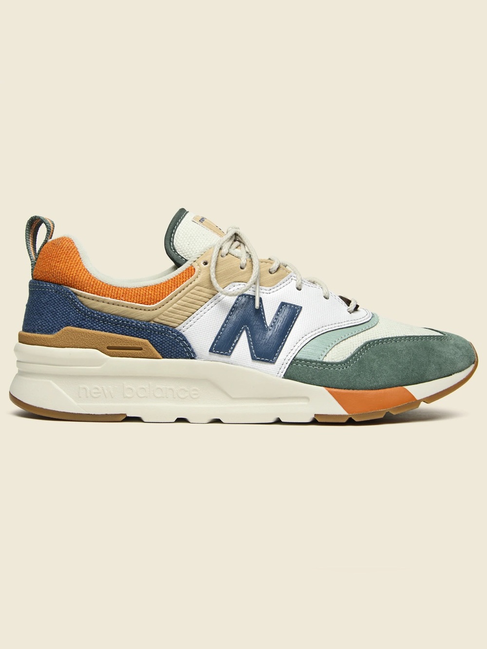 New Balance Men’s 997H Spring Hike Sneaker in Slate Green/Stone Blue